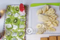 Торт з фруктами без випічки - Крок 7 Торт з фруктами без випічки - Крок 7