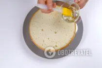Торт з фруктами зверху - Крок 7 Торт з фруктами зверху - Крок 7