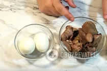 Салат з печінкою та яблуками - Крок 3 Салат з печінкою та яблуками - Крок 3