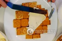 Торт из печенья с заварным кремом - Шаг 7 Торт из печенья с заварным кремом - Шаг 7