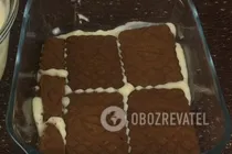 Торт из печенья с бананами - Шаг 7 Торт из печенья с бананами - Шаг 7