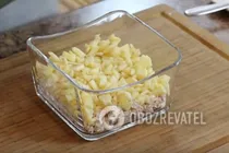 Салат з вареною куркою та яблуком - Крок 8 Салат з вареною куркою та яблуком - Крок 8