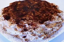 Торт из печенья с заварным кремом - Шаг 8 Торт из печенья с заварным кремом - Шаг 8