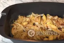 Теплий салат з печінкою та яблуками - Крок 9 Теплий салат з печінкою та яблуками - Крок 9