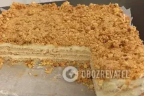 Торт із печива з сирним кремом - Крок 7 Торт із печива з сирним кремом - Крок 7