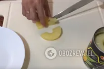 Салат з копченою куркою і ананасом - Крок 1 Салат з копченою куркою і ананасом - Крок 1