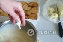 Торт з печива "Вушка" - Крок 4 Торт з печива "Вушка" - Крок 4