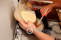 Торт з печива "Вушка" зі сметаною - Крок 5 Торт з печива "Вушка" зі сметаною - Крок 5