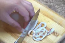 Салат "Цезар" з морепродуктами - Крок 7 Салат "Цезар" з морепродуктами - Крок 7