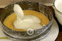Желейно-йогуртовий торт з фруктами - Крок 10 Желейно-йогуртовий торт з фруктами - Крок 10