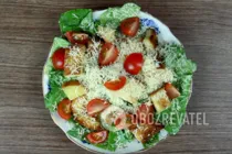 Салат "Цезар" з куркою класичний - Крок 12 Салат "Цезар" з куркою класичний - Крок 12