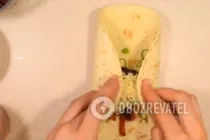 Буррито с курицей и фасолью - Шаг 6 Буррито с курицей и фасолью - Шаг 6