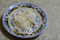Салат "Праздничный" с яблоком - Шаг 7 Салат "Праздничный" с яблоком - Шаг 7