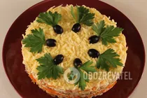 Французський салат з яблуком - Крок 9 Французський салат з яблуком - Крок 9