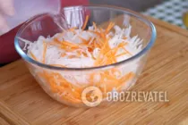 Салат с дайконом и говядиной - Шаг 2 Салат с дайконом и говядиной - Шаг 2