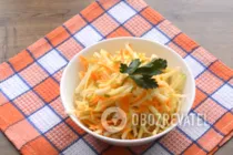 Салат с дайконом и овощами - Шаг 7 Салат с дайконом и овощами - Шаг 7