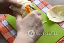 Салат с дайконом и овощами - Шаг 1 Салат с дайконом и овощами - Шаг 1