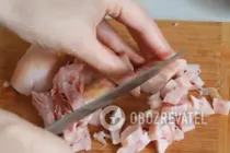 Салат з копченою куркою та помідорами - Крок 1 Салат з копченою куркою та помідорами - Крок 1