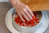 Салат с копченой курицей и грибами - Шаг 13 Салат с копченой курицей и грибами - Шаг 13