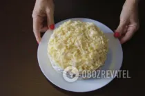 Салат с жареными грибами и курицей - Шаг 10 Салат с жареными грибами и курицей - Шаг 10