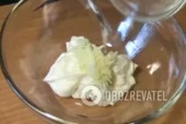 Салат с копченой курицей и кукурузой - Шаг 5 Салат с копченой курицей и кукурузой - Шаг 5
