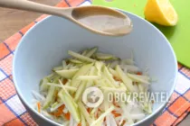 Салат с дайконом и овощами - Шаг 6 Салат с дайконом и овощами - Шаг 6