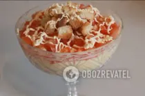 Салат з копченою куркою та помідорами - Крок 8 Салат з копченою куркою та помідорами - Крок 8