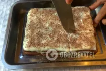 Торт без випічки з печива та сиру з желатином - Крок 8 Торт без випічки з печива та сиру з желатином - Крок 8