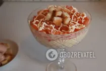 Салат з копченою куркою та помідорами - Крок 7 Салат з копченою куркою та помідорами - Крок 7