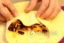 Буррито со свининой и кукурузой - Шаг 7 Буррито со свининой и кукурузой - Шаг 7