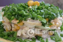 Салат з куркою та огірками - Крок 10 Салат з куркою та огірками - Крок 10