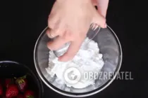 Торт с клубникой без выпечки - Шаг 1 Торт с клубникой без выпечки - Шаг 1