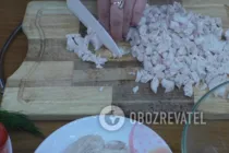 Салат з куркою та помідорами - Крок 2 Салат з куркою та помідорами - Крок 2