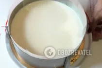 Желейный торт с клубникой - Шаг 14 Желейный торт с клубникой - Шаг 14