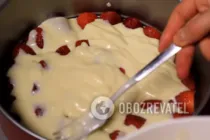 Творожный торт с клубникой - Шаг 14 Творожный торт с клубникой - Шаг 14