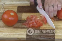 Салат з куркою та помідорами - Крок 3 Салат з куркою та помідорами - Крок 3