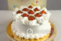 Торт с клубникой и желе - Шаг 27 Торт с клубникой и желе - Шаг 27
