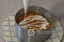 Салат з копченою куркою та огірками - Крок 3 Салат з копченою куркою та огірками - Крок 3