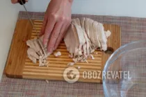 Салат з куркою та огірками - Крок 3 Салат з куркою та огірками - Крок 3