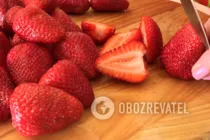 Йогуртовый торт с клубникой - Шаг 5 Йогуртовый торт с клубникой - Шаг 5