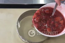Торт з полуницею і сиром - Крок 5 Торт з полуницею і сиром - Крок 5