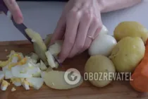 Диетическое оливье - Шаг 5 Диетическое оливье - Шаг 5