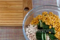 Салат з куркою та огірками - Крок 5 Салат з куркою та огірками - Крок 5