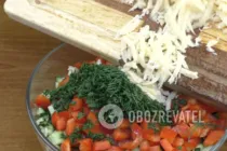 Салат з куркою та помідорами - Крок 7 Салат з куркою та помідорами - Крок 7