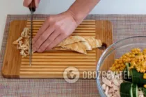 Салат з куркою та огірками - Крок 6 Салат з куркою та огірками - Крок 6