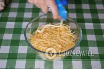 Салат з корейською морквою та курячою грудкою - Крок 6 Салат з корейською морквою та курячою грудкою - Крок 6