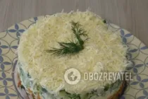 Салат з копченою куркою та огірками - Крок 8 Салат з копченою куркою та огірками - Крок 8