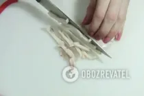 Нежный салат с кальмарами - Шаг 2 Нежный салат с кальмарами - Шаг 2