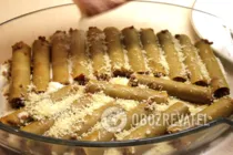 Каннеллоні під сиром "Пармезан" - Крок 7 Каннеллоні під сиром "Пармезан" - Крок 7