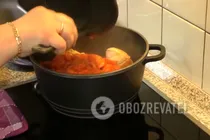 Чахохбили с гранатовым соусом - Шаг 7 Чахохбили с гранатовым соусом - Шаг 7